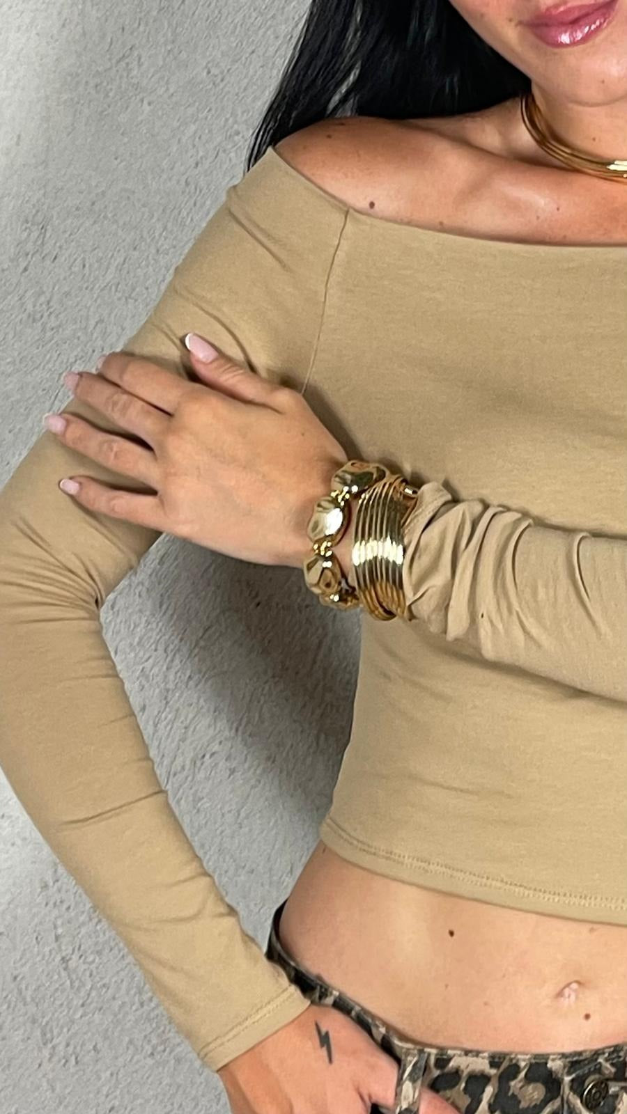 Maglia Serena|Colore:Cammello