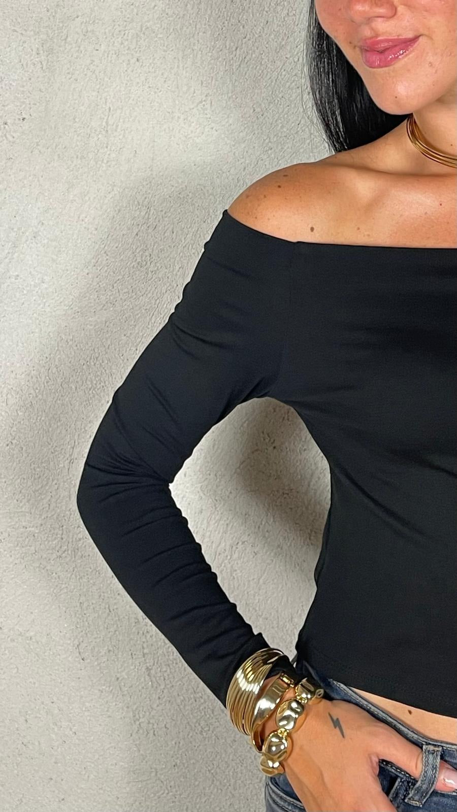 Maglia Serena|Colore:Nero