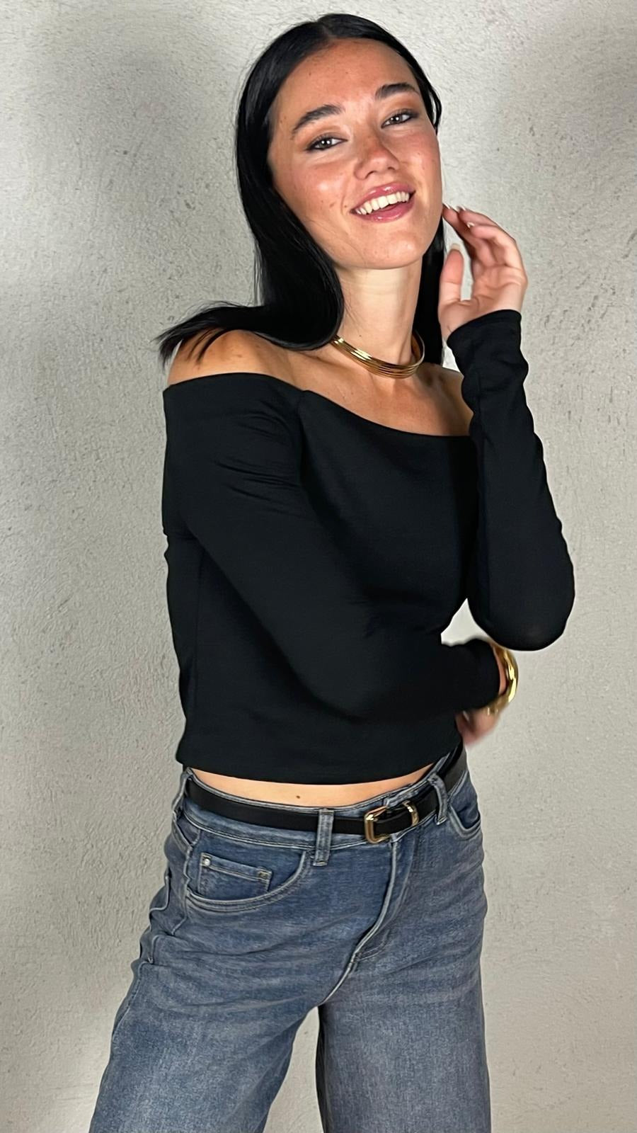 Maglia Serena|Colore:Nero
