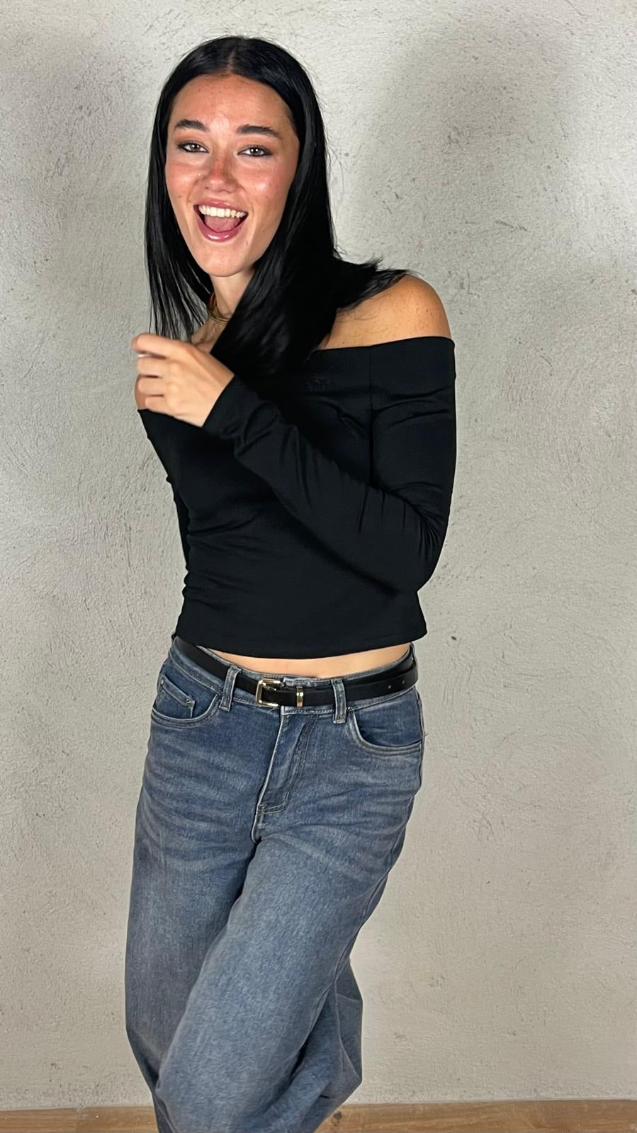 Maglia Serena|Colore:Nero