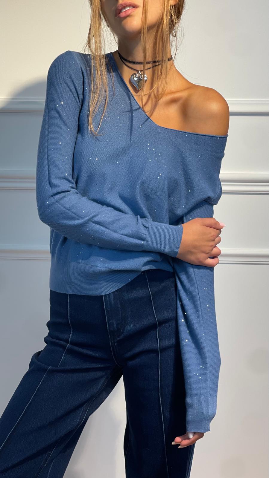 Maglia Sharon V|Colore:Jeans