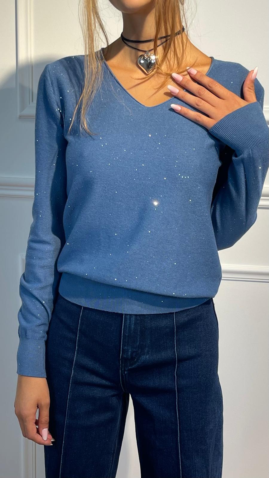 Maglia Sharon V|Colore:Jeans