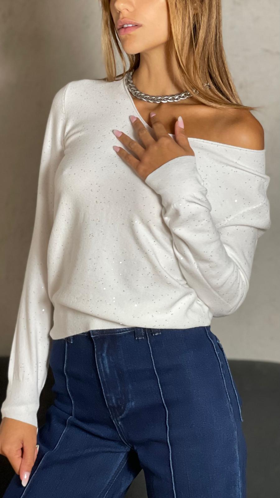 Maglia Sharon V|Colore:Bianco