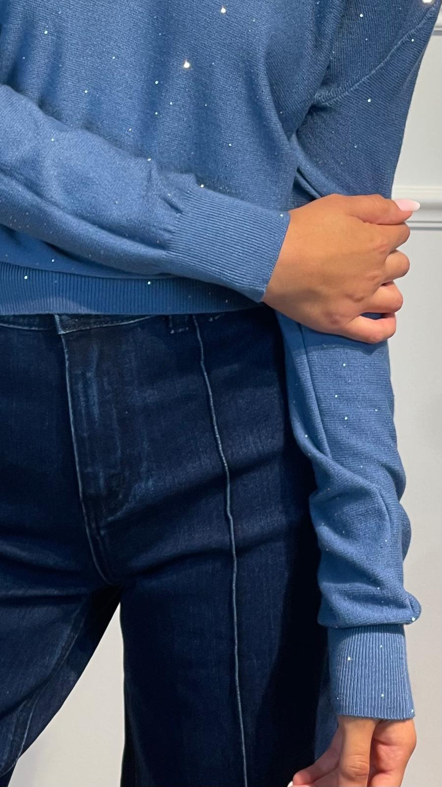 Maglia Sharon V|Colore:Jeans