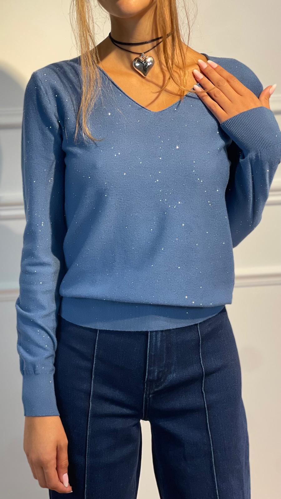 Maglia Sharon V|Colore:Jeans