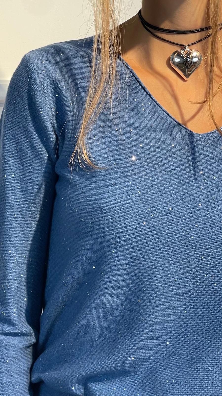 Maglia Sharon V|Colore:Jeans