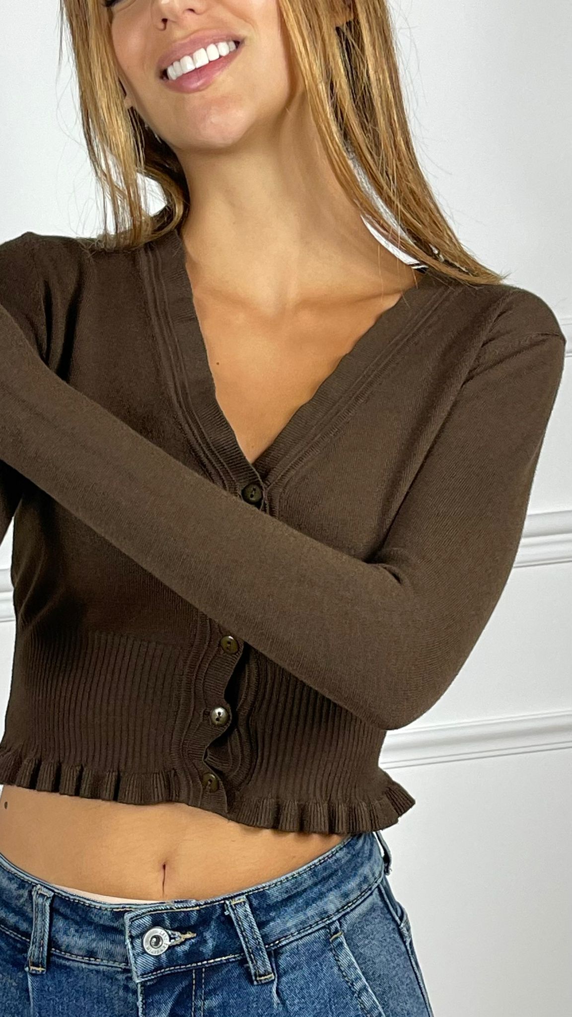 Cardigan Crop Selene