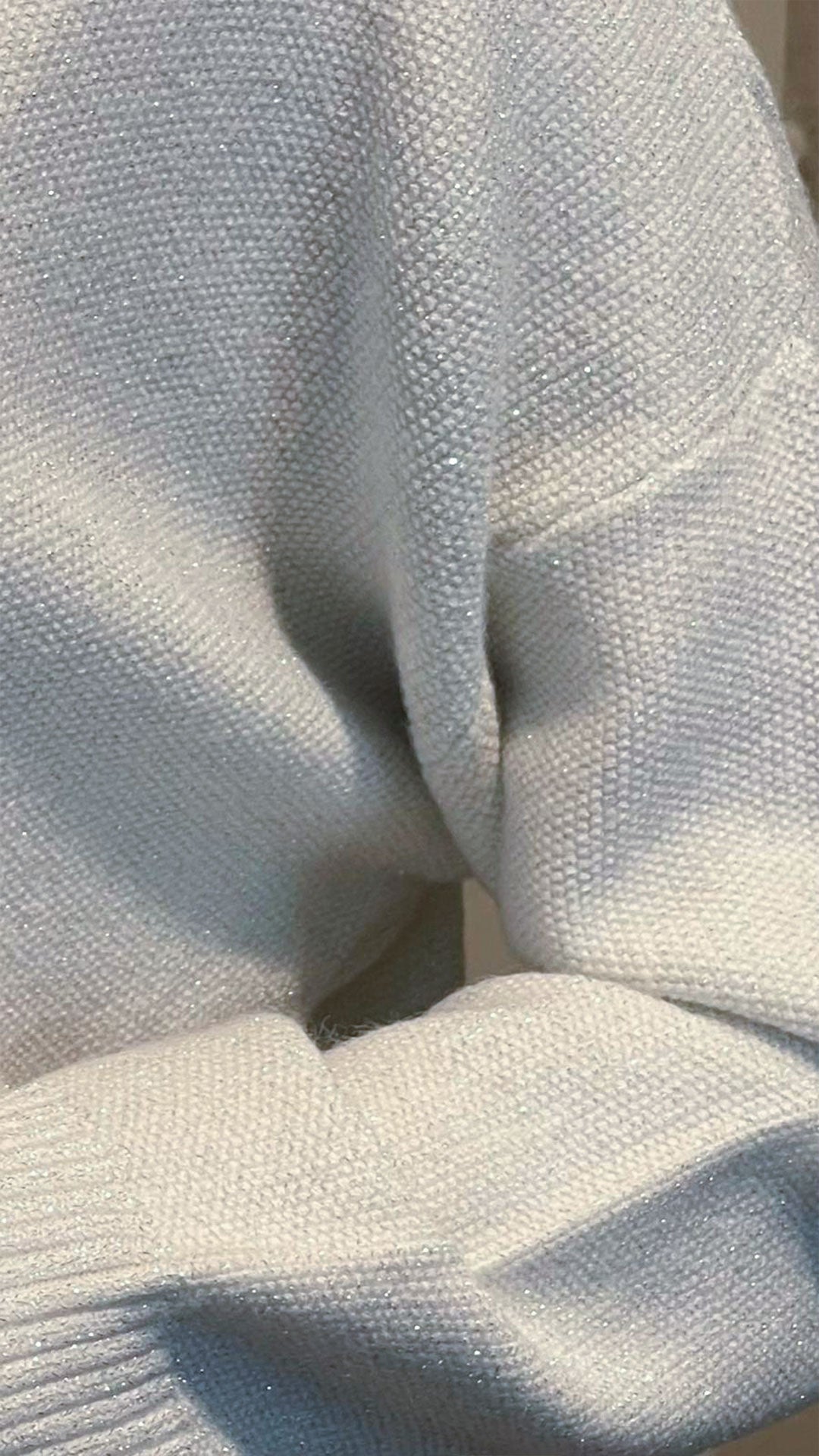 Maglia Lurex scollo ovale |Colore:Panna