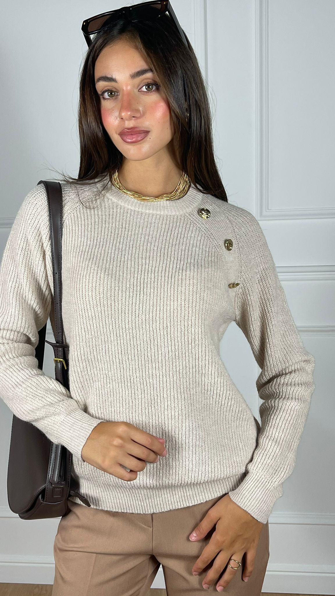 Pullover Paris botton