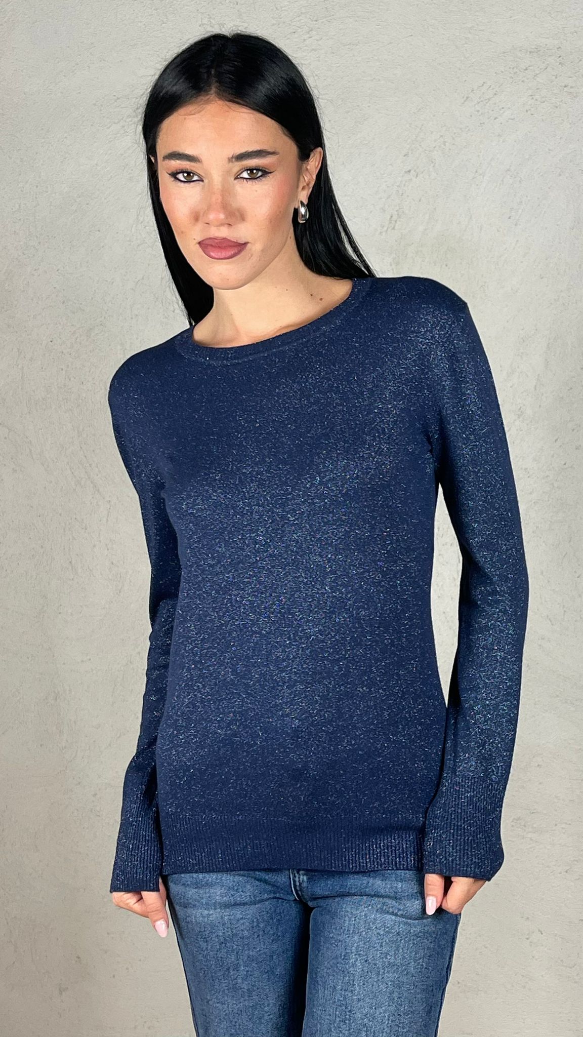 Maglia Laminata girocollo