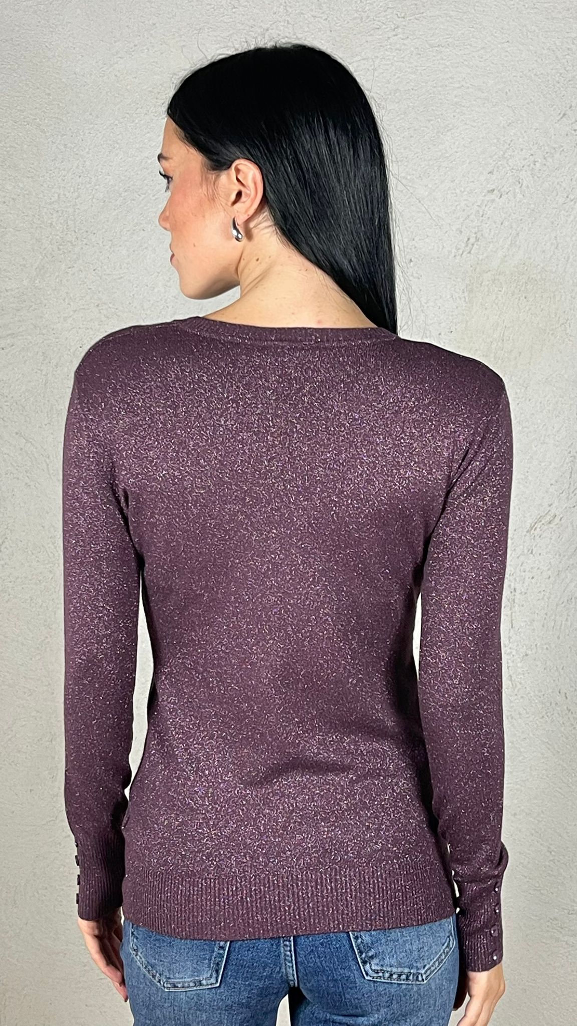 Maglia Laminata girocollo