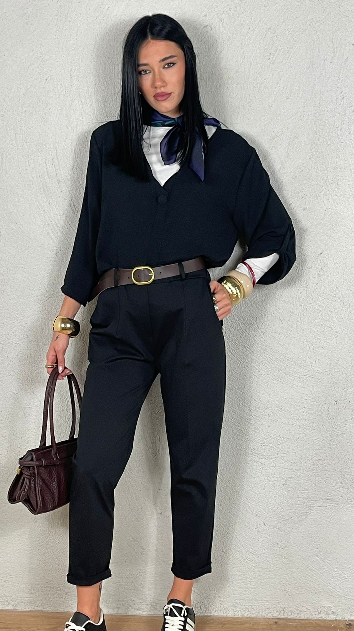 Pantalone con cintura