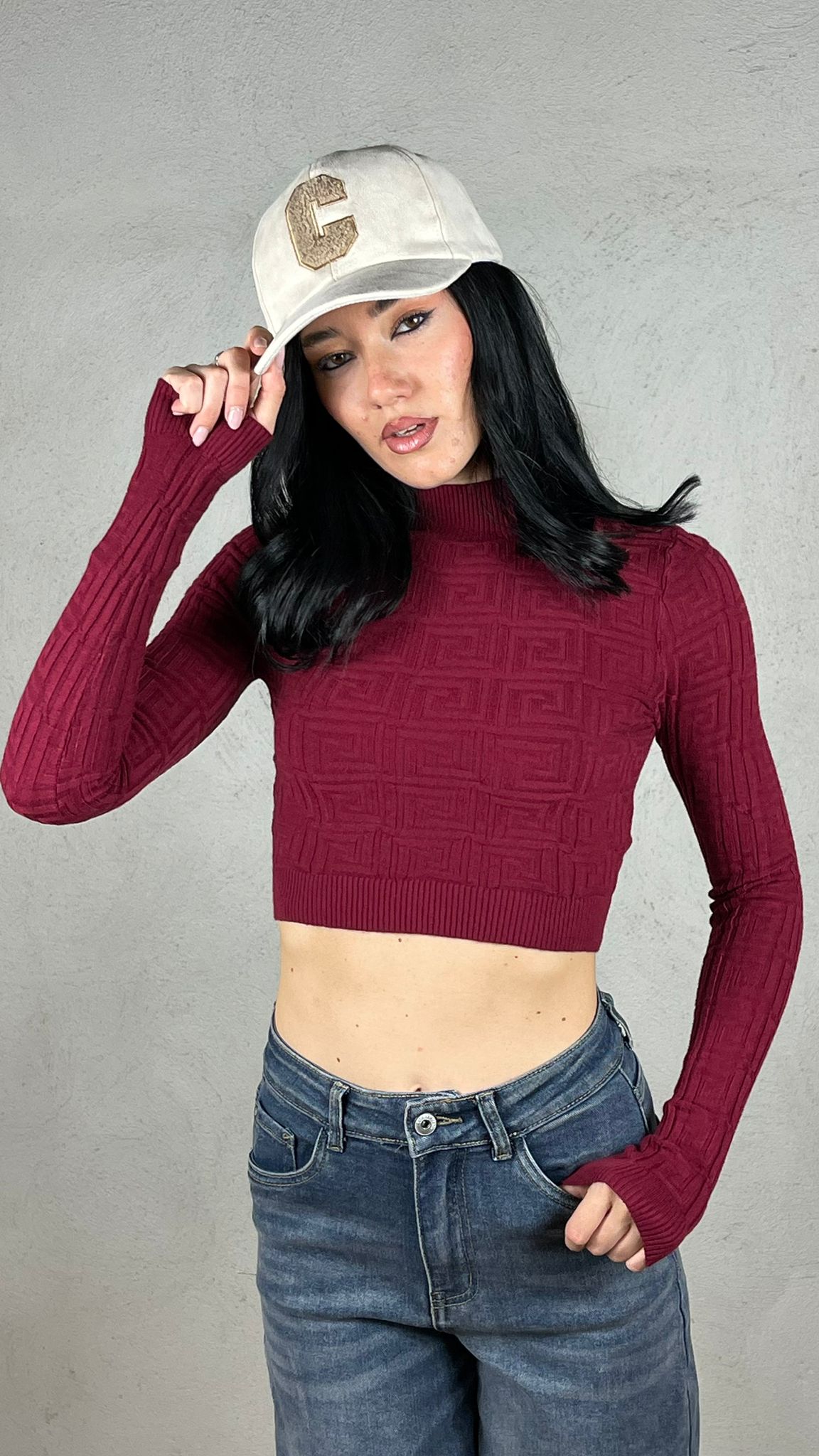 Maglia Girl|Colore:Bordeaux