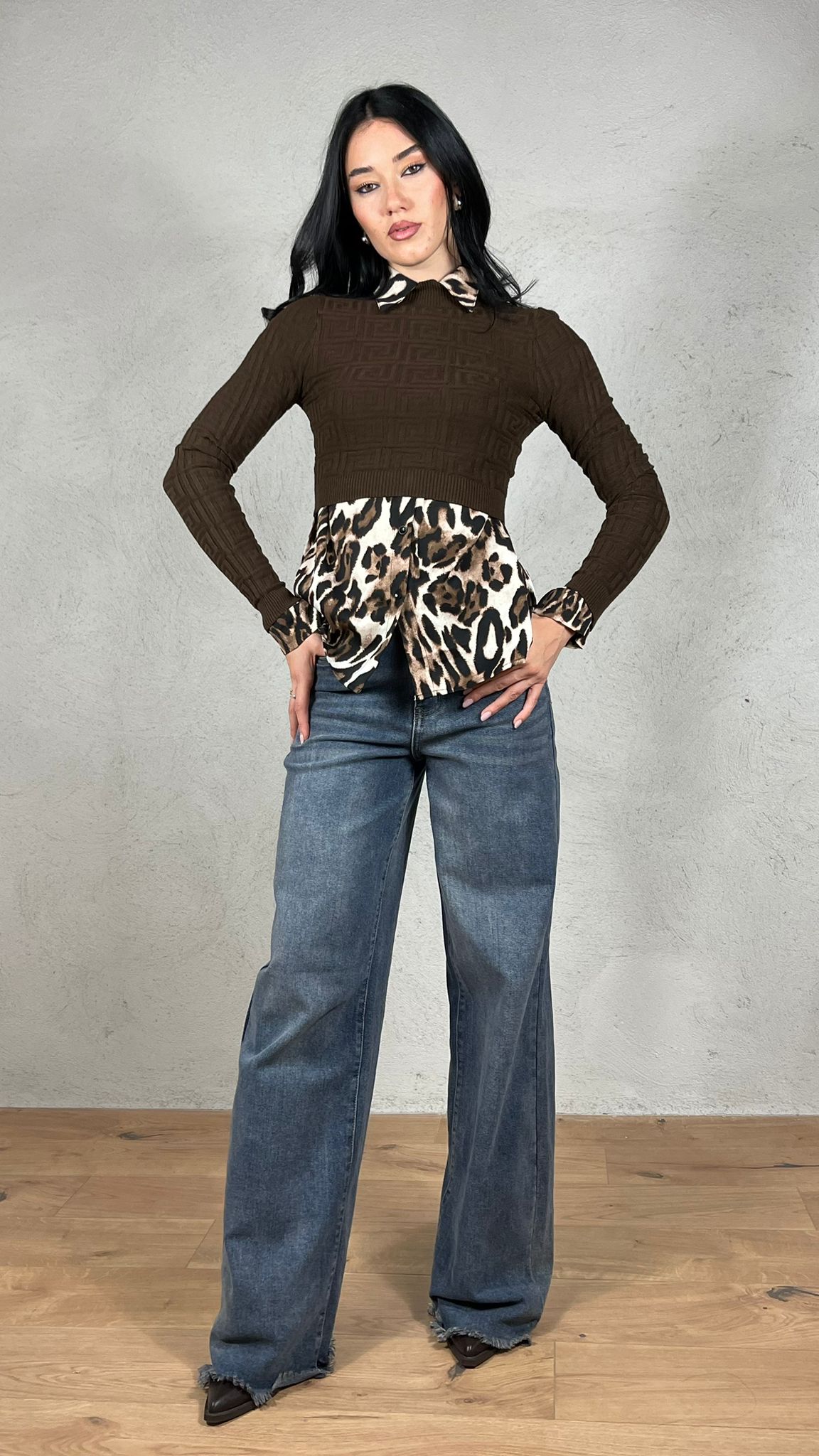 Maglia Girl|Colore:Moro