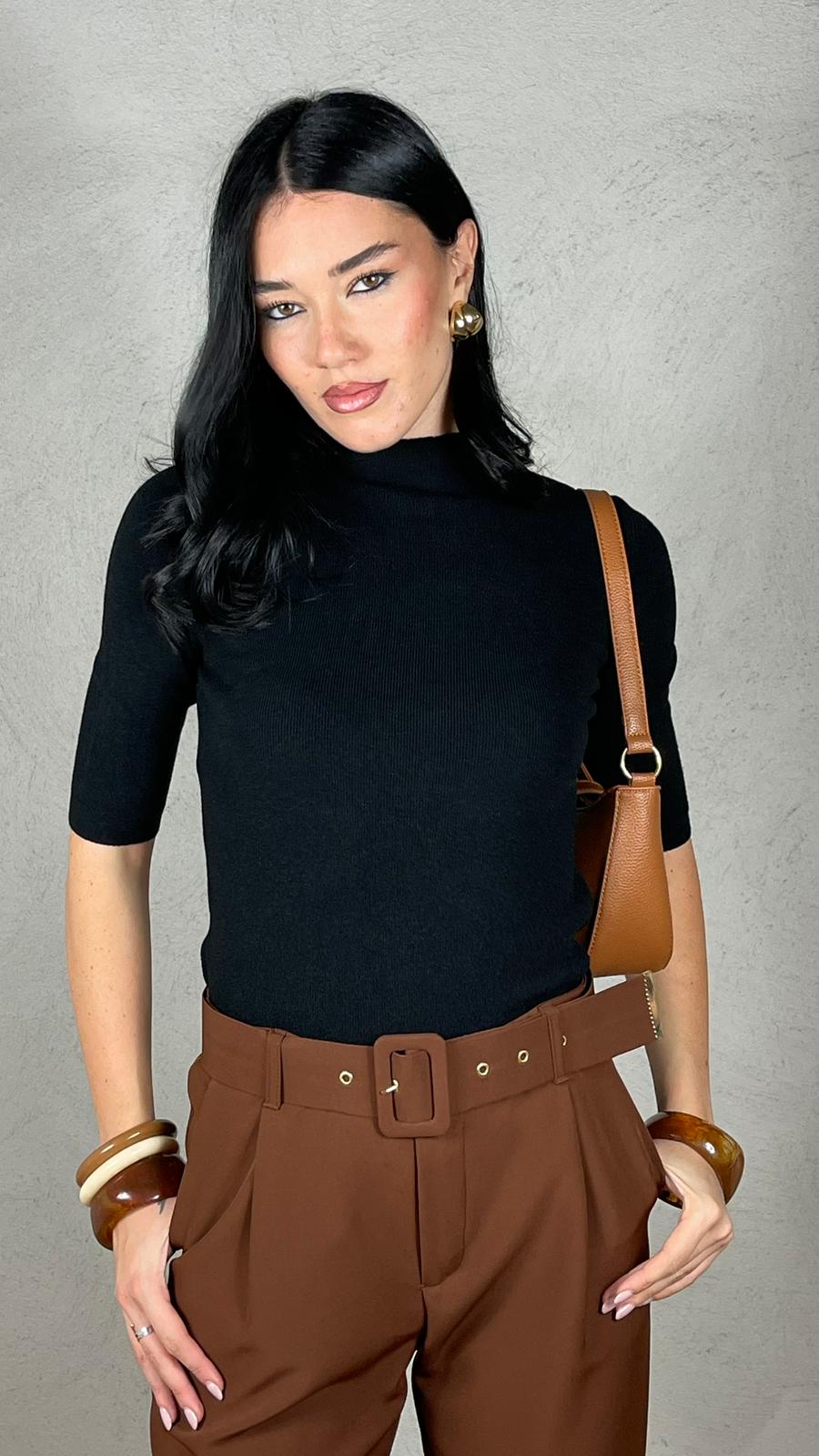 Maglia lupetto manica 3/4