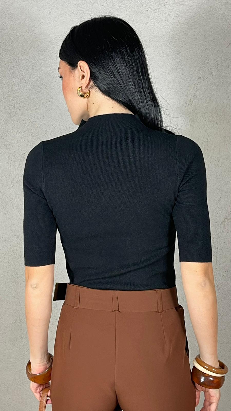 Maglia lupetto manica 3/4