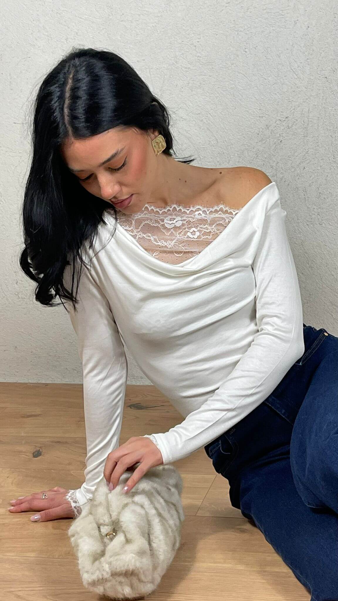 Maglia pizzo combinato - Candida.it