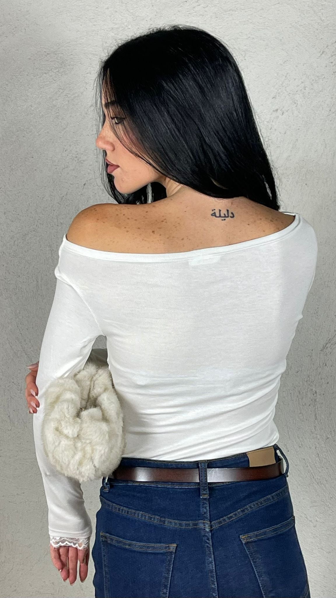 Maglia pizzo combinato