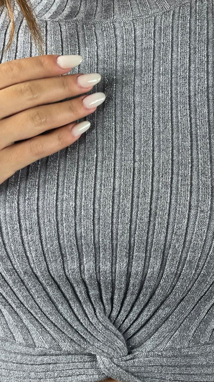 Maglietta Roxy lurex|Colore:Grigio