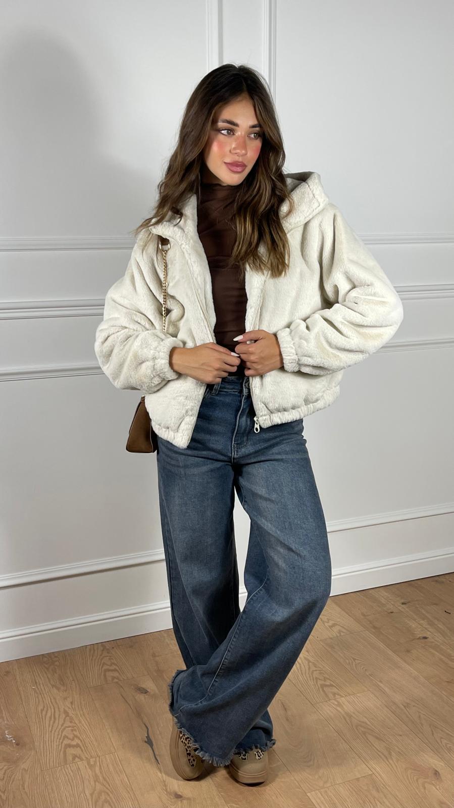 Bomber effetto pelliccia