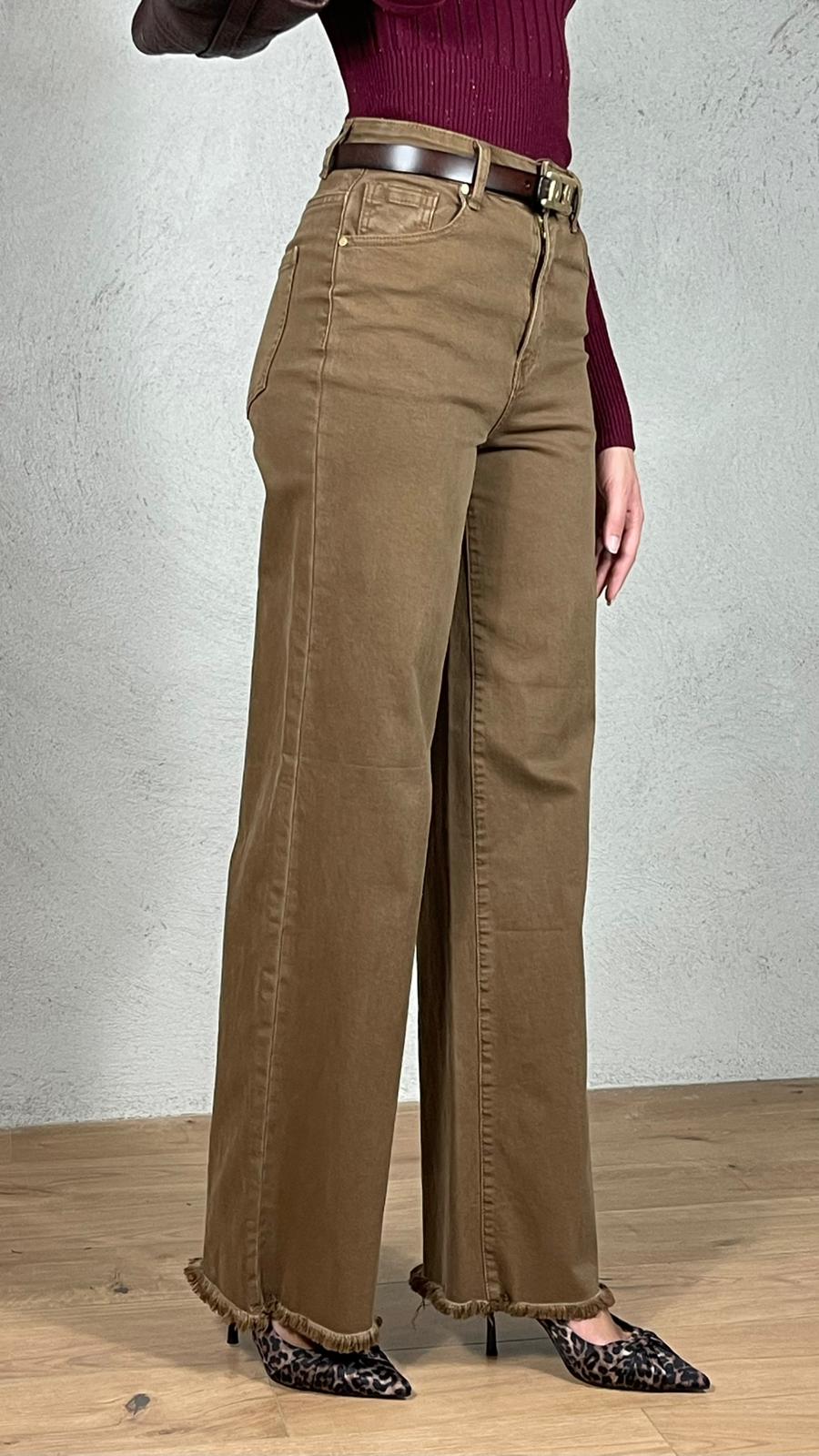 Pantalone straight wide