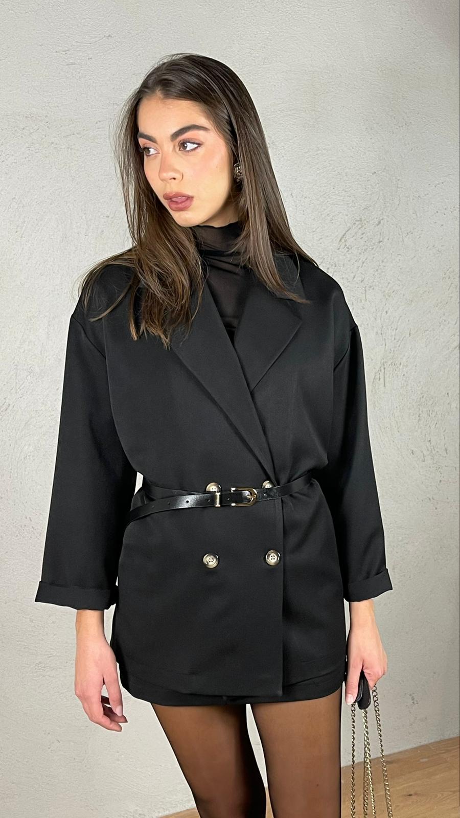 Blazer Over con cintura