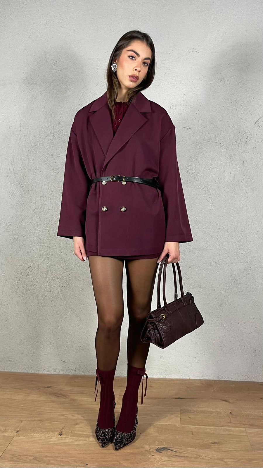 Blazer Over con cintura