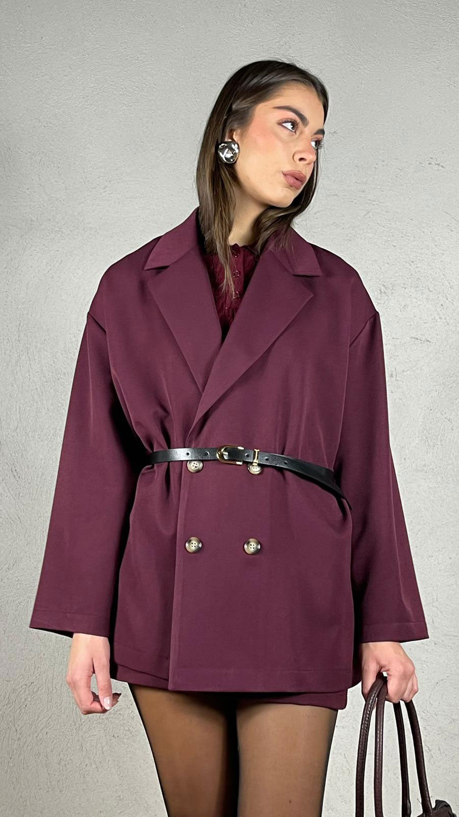 Blazer Over con cintura