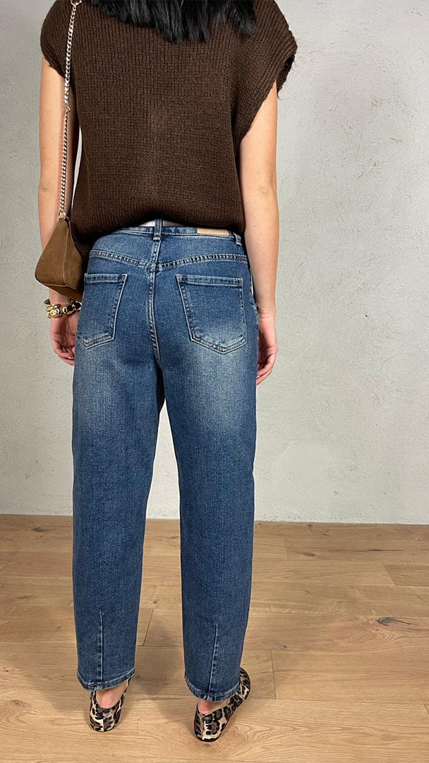 Jeans Ballon t stone wash