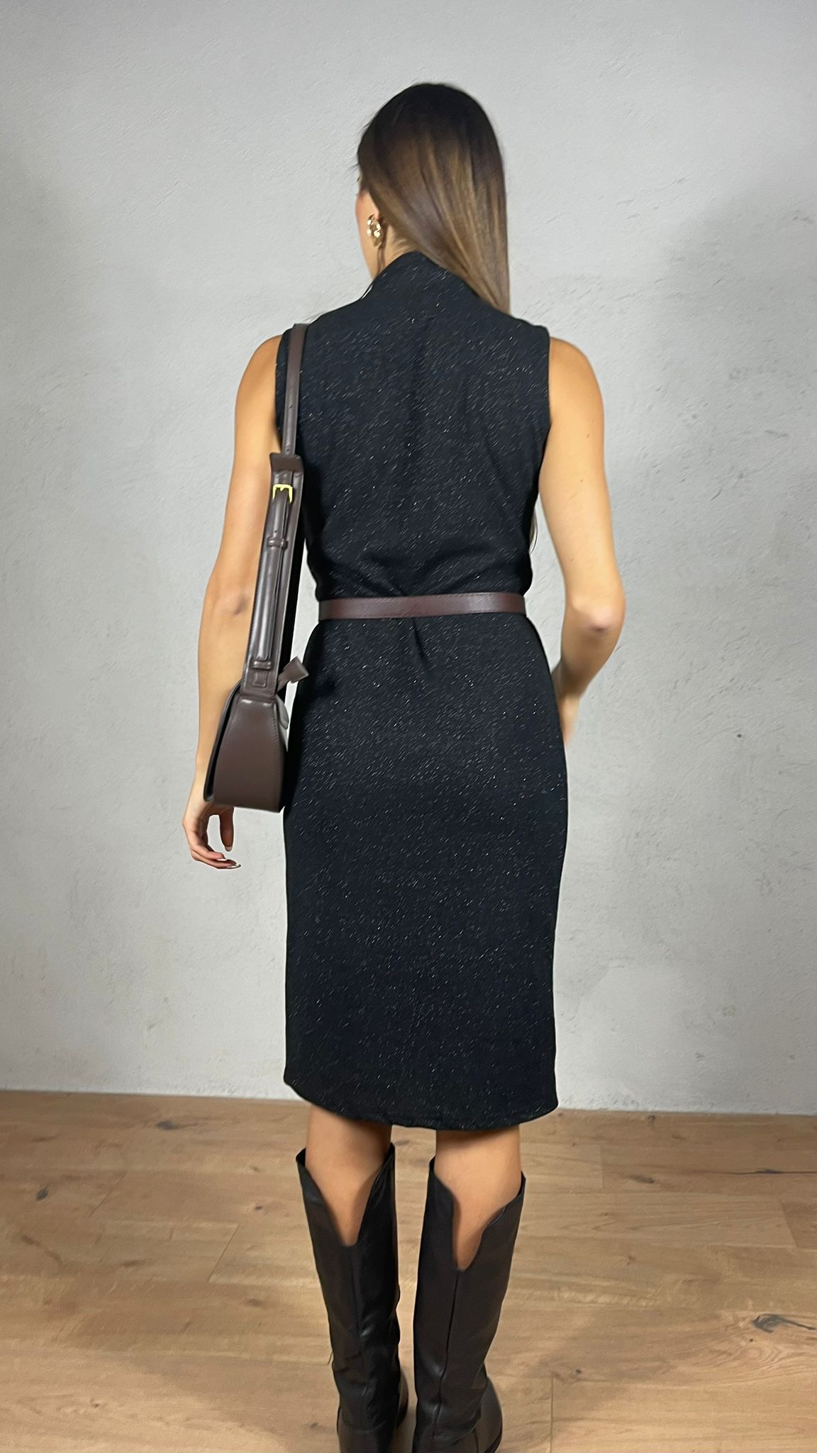 Vestito Tubino giromanica