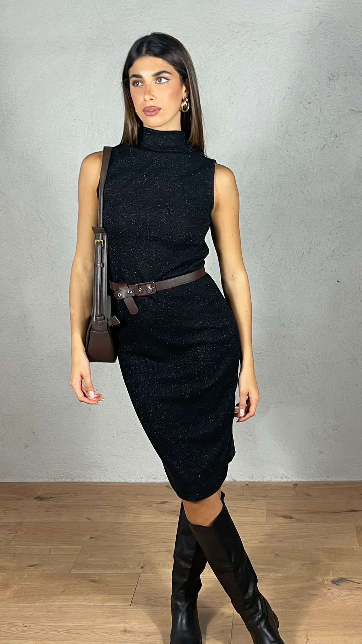 Vestito Tubino giromanica