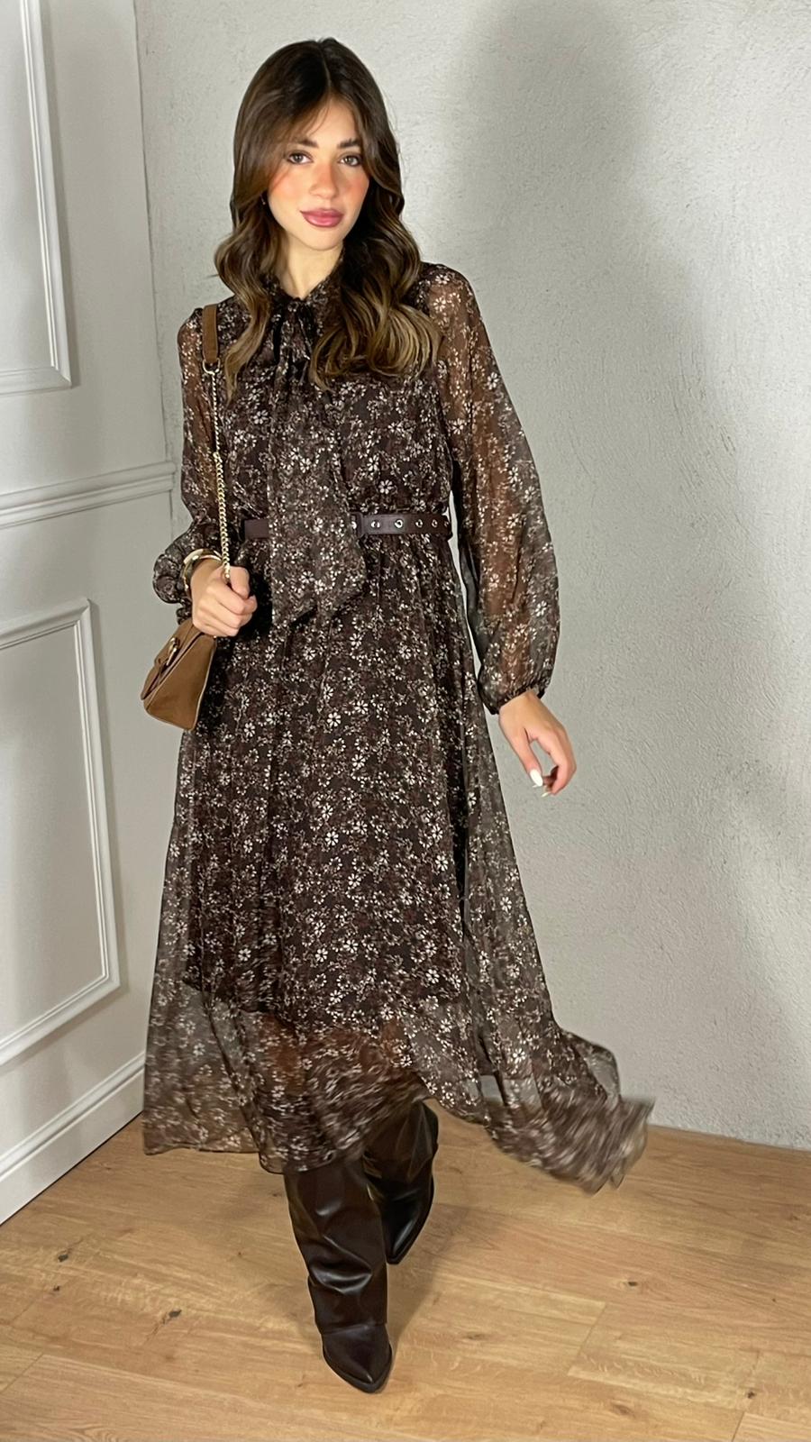 Vestito con fusciacca