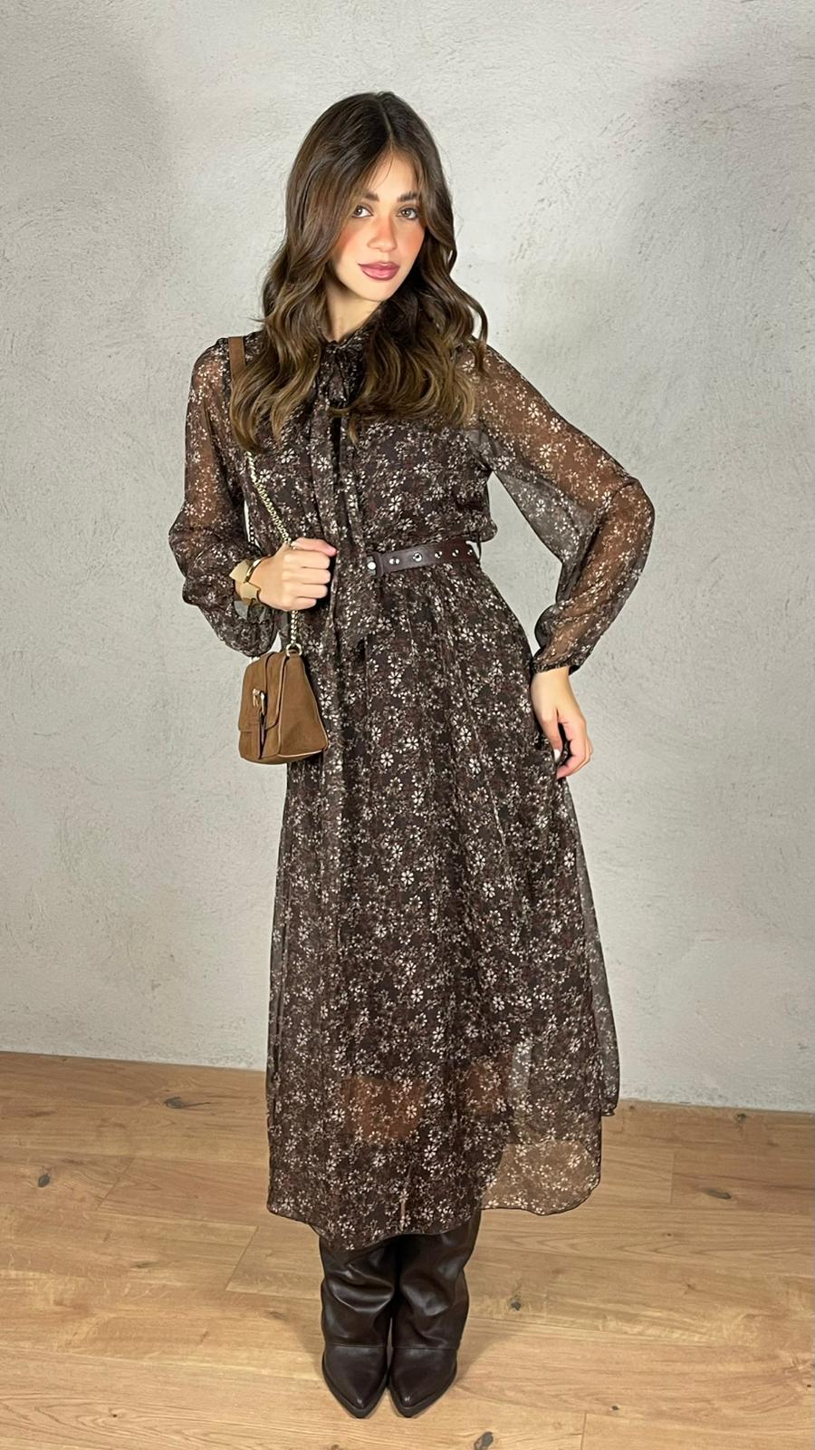 Vestito con fusciacca