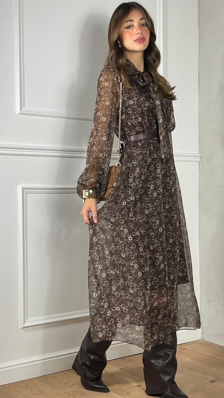 Vestito con fusciacca