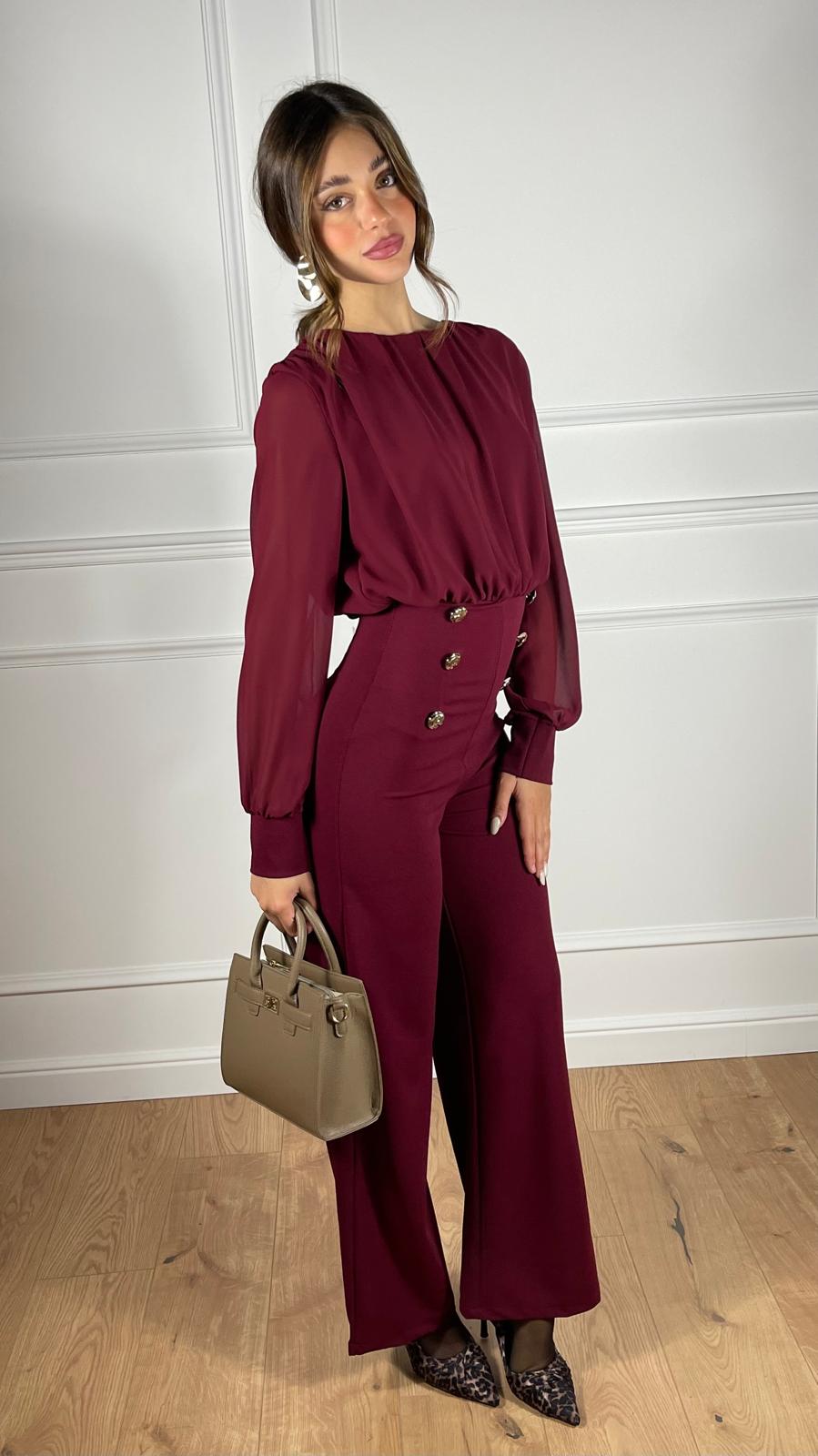 Tuta Paris con bootoni