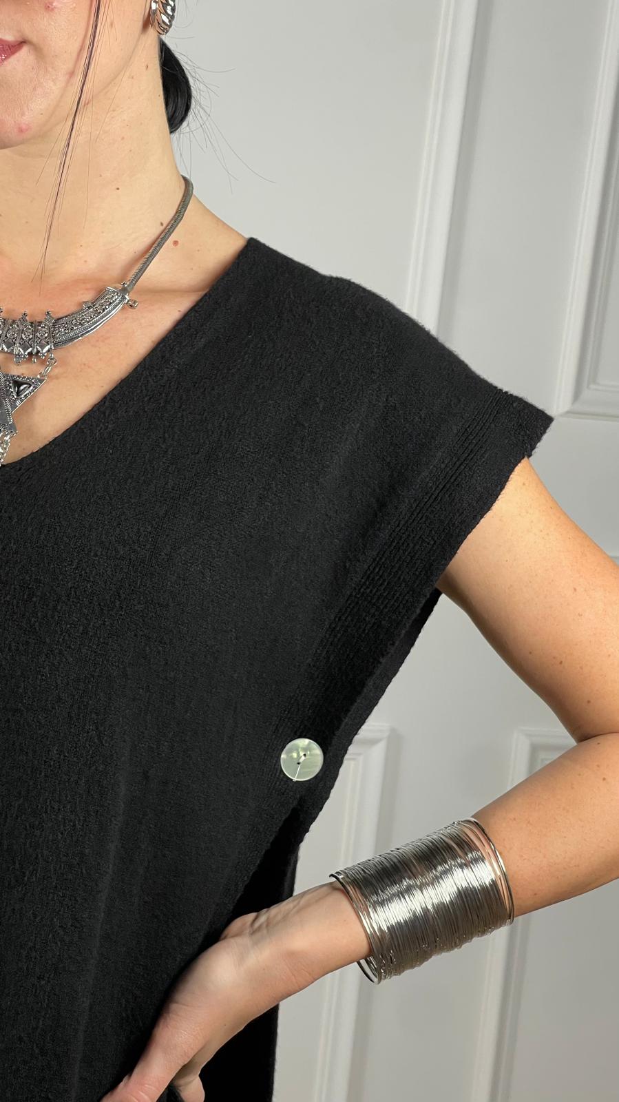 Gilet con spacchi laterali