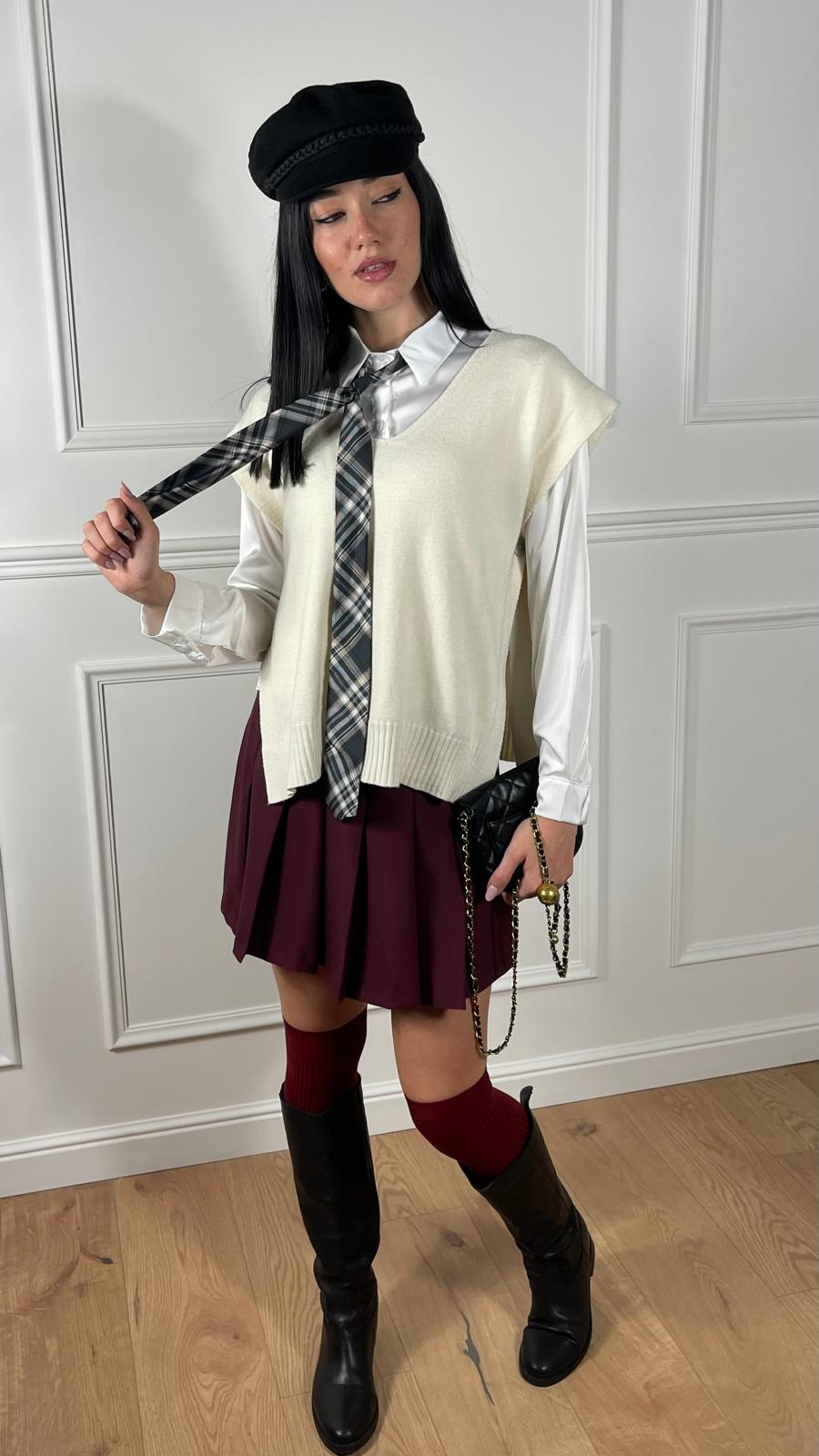 Gilet con spacchi laterali