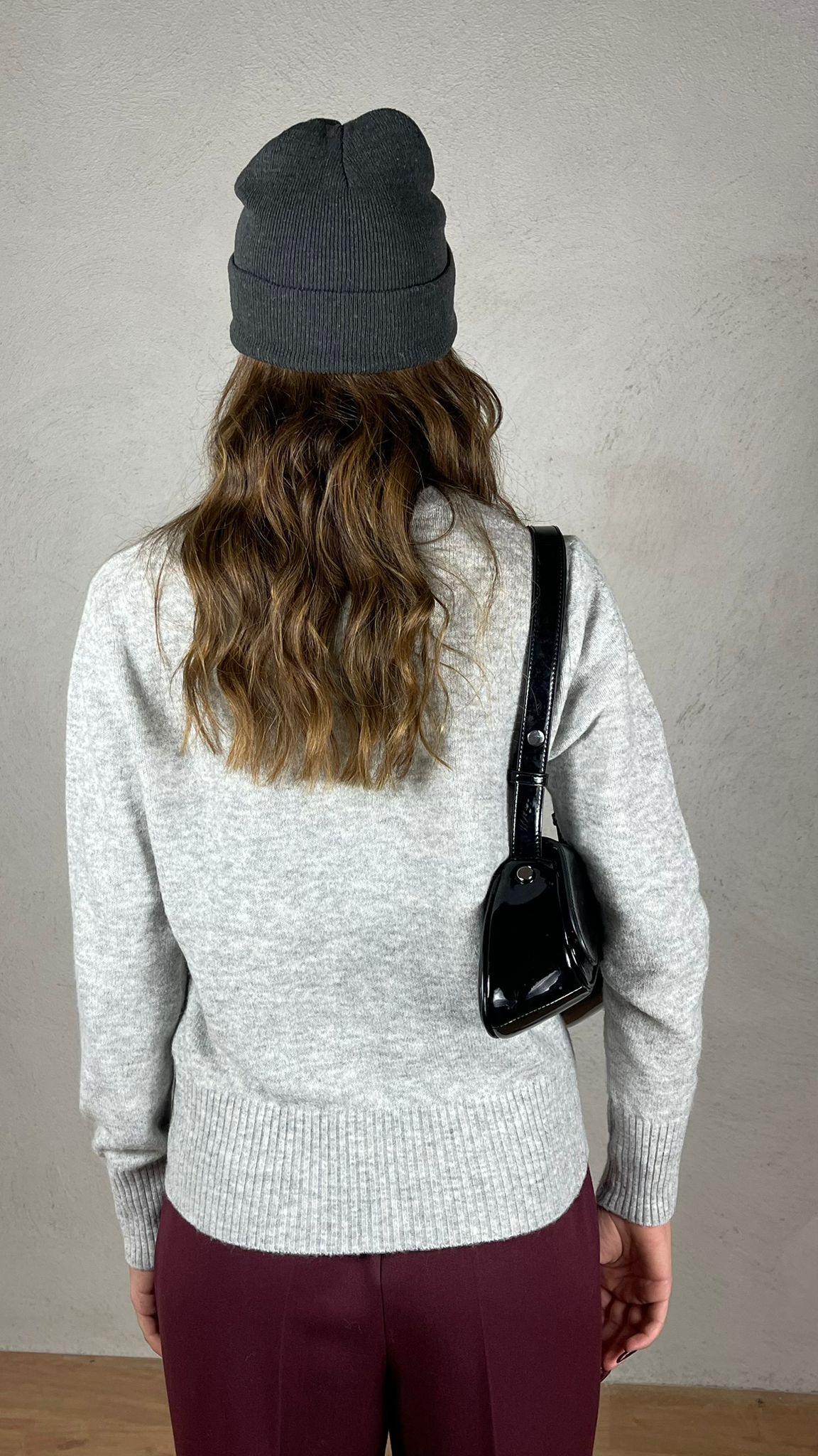 Maglia charms cuore|Colore:Grigio chiaro