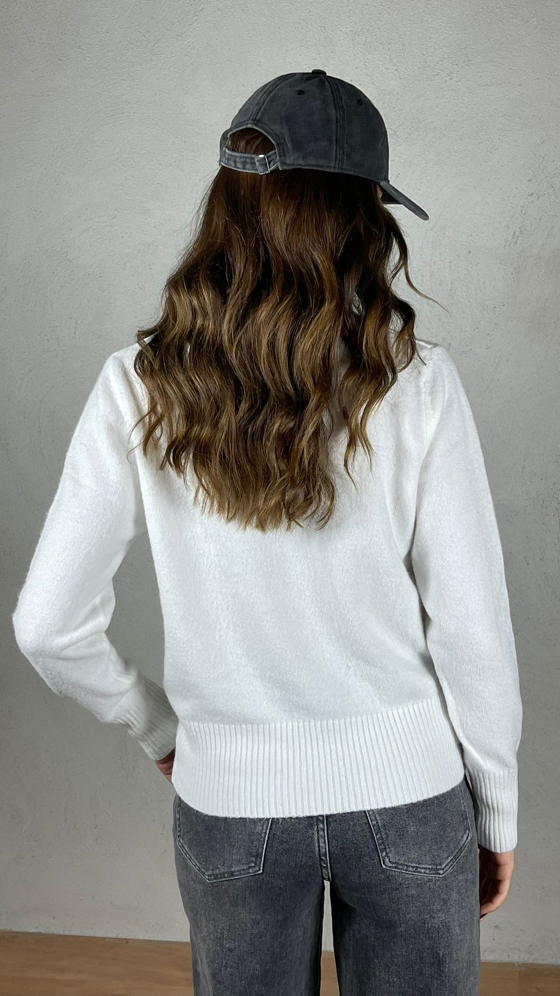 Maglia charms cuore|Colore:Bianco