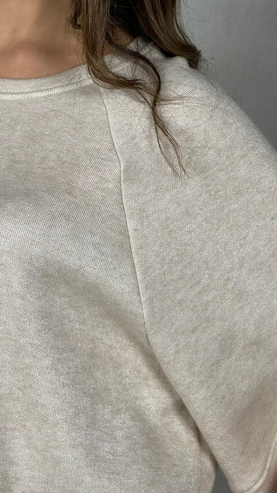 Maglia scollo barca manica 3/4