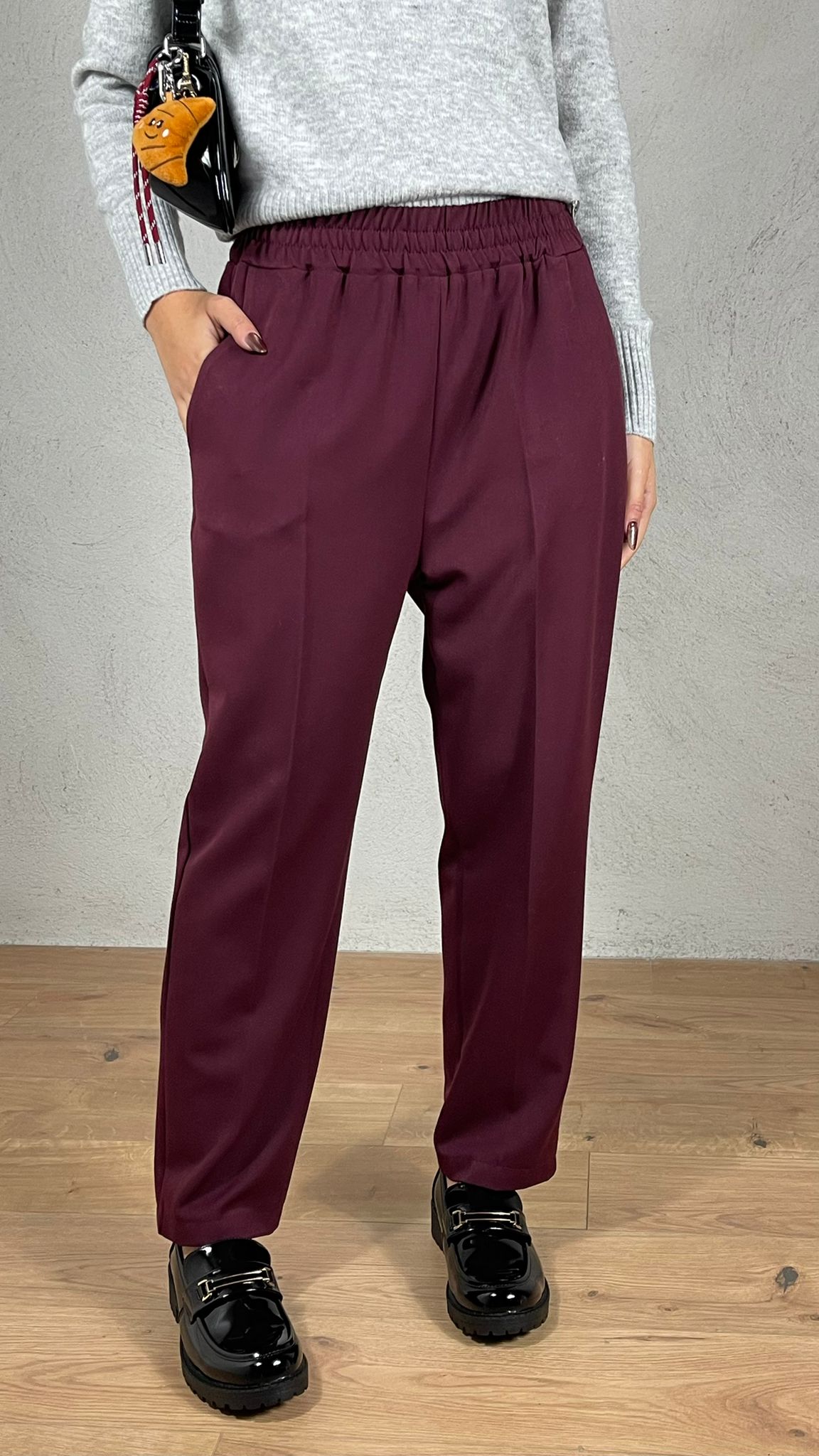 Pantalone con elastico in vita - Candida.it