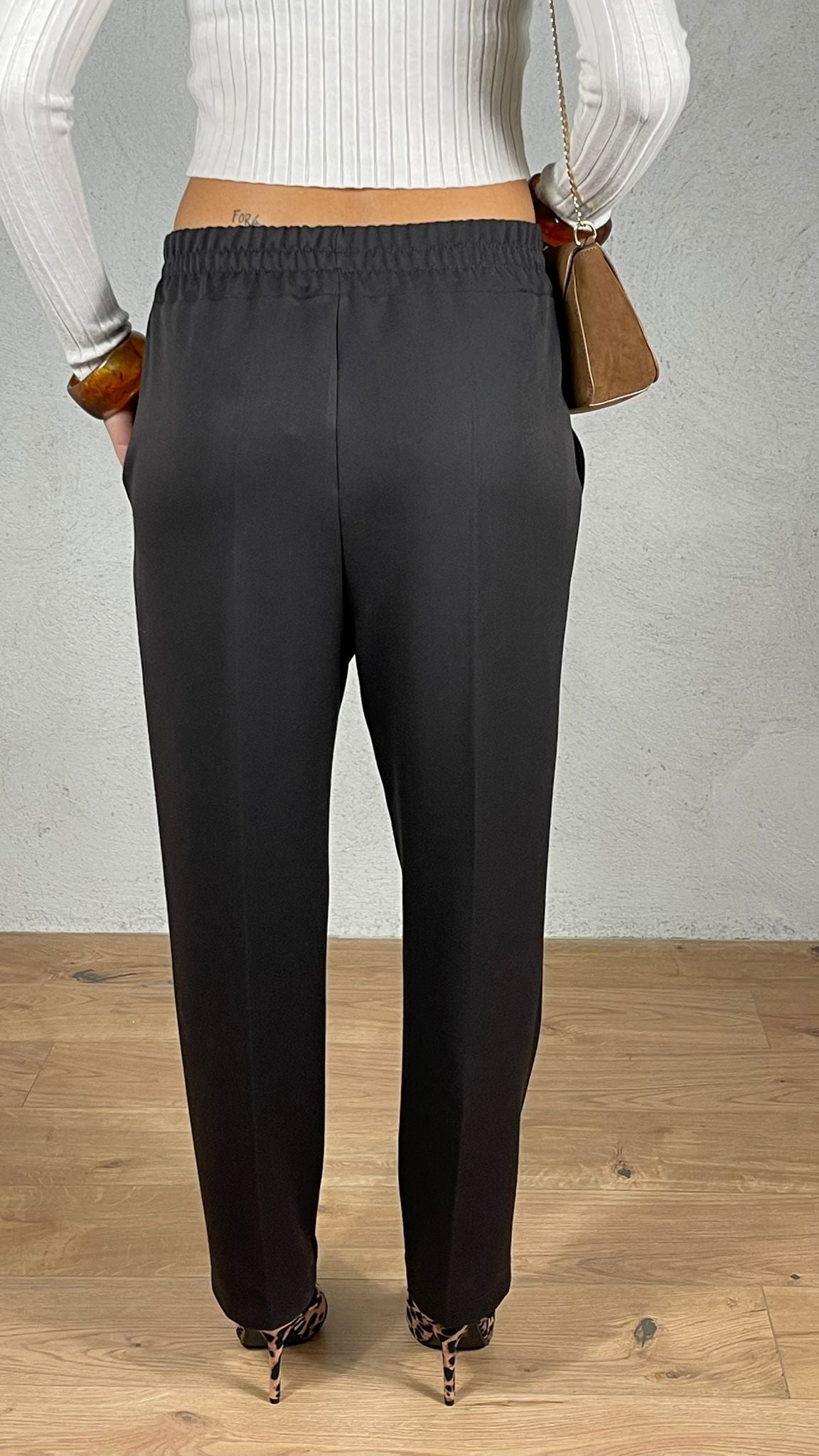 Pantalone con elastico in vita - Candida.it