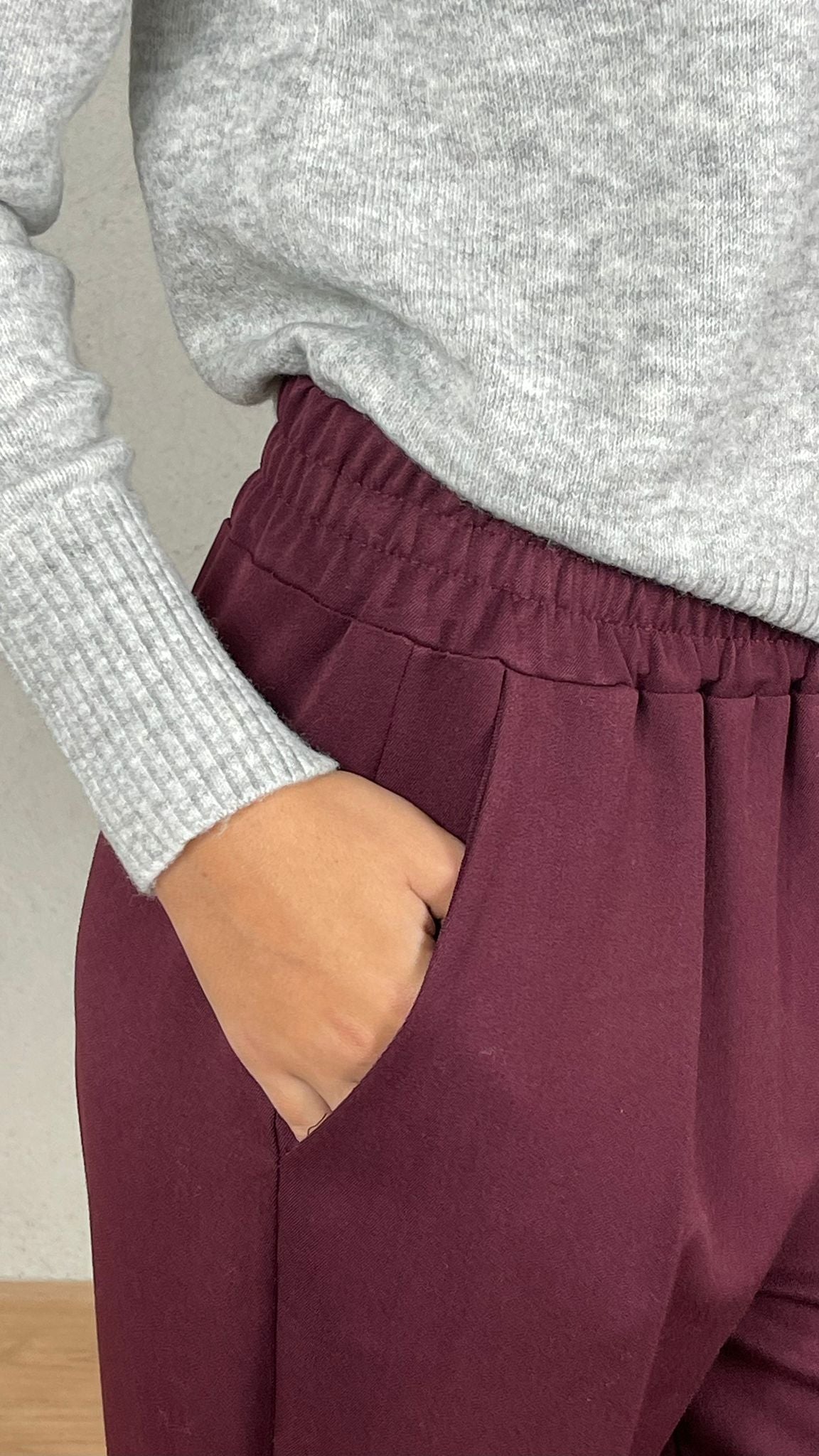 Pantalone con elastico in vita - Candida.it