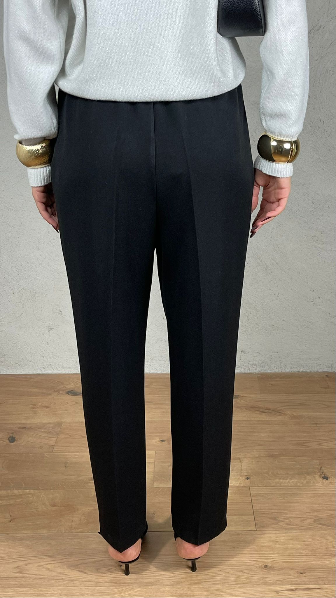 Pantalone con elastico in vita - Candida.it