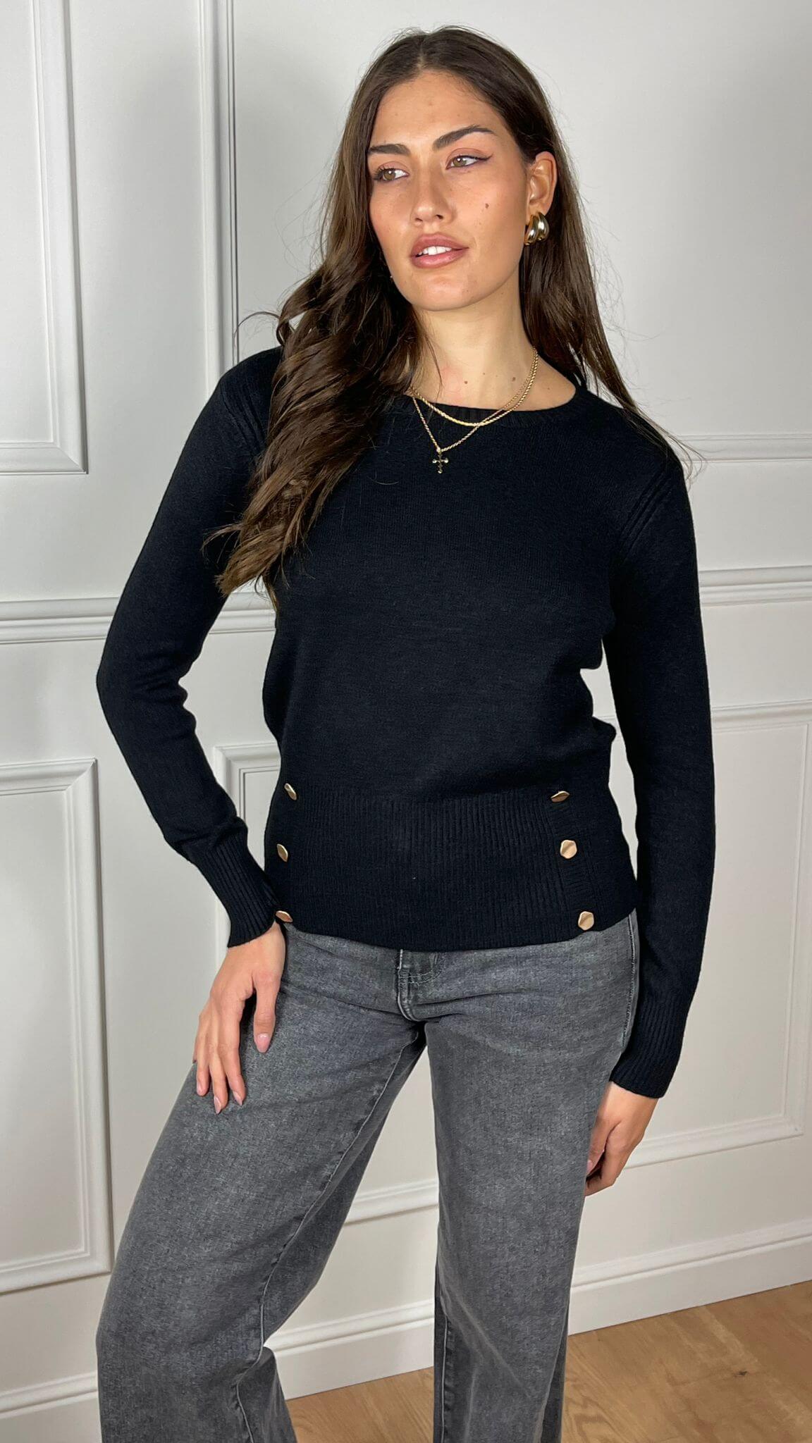 Maglia con accessorio esagonale - Candida.it