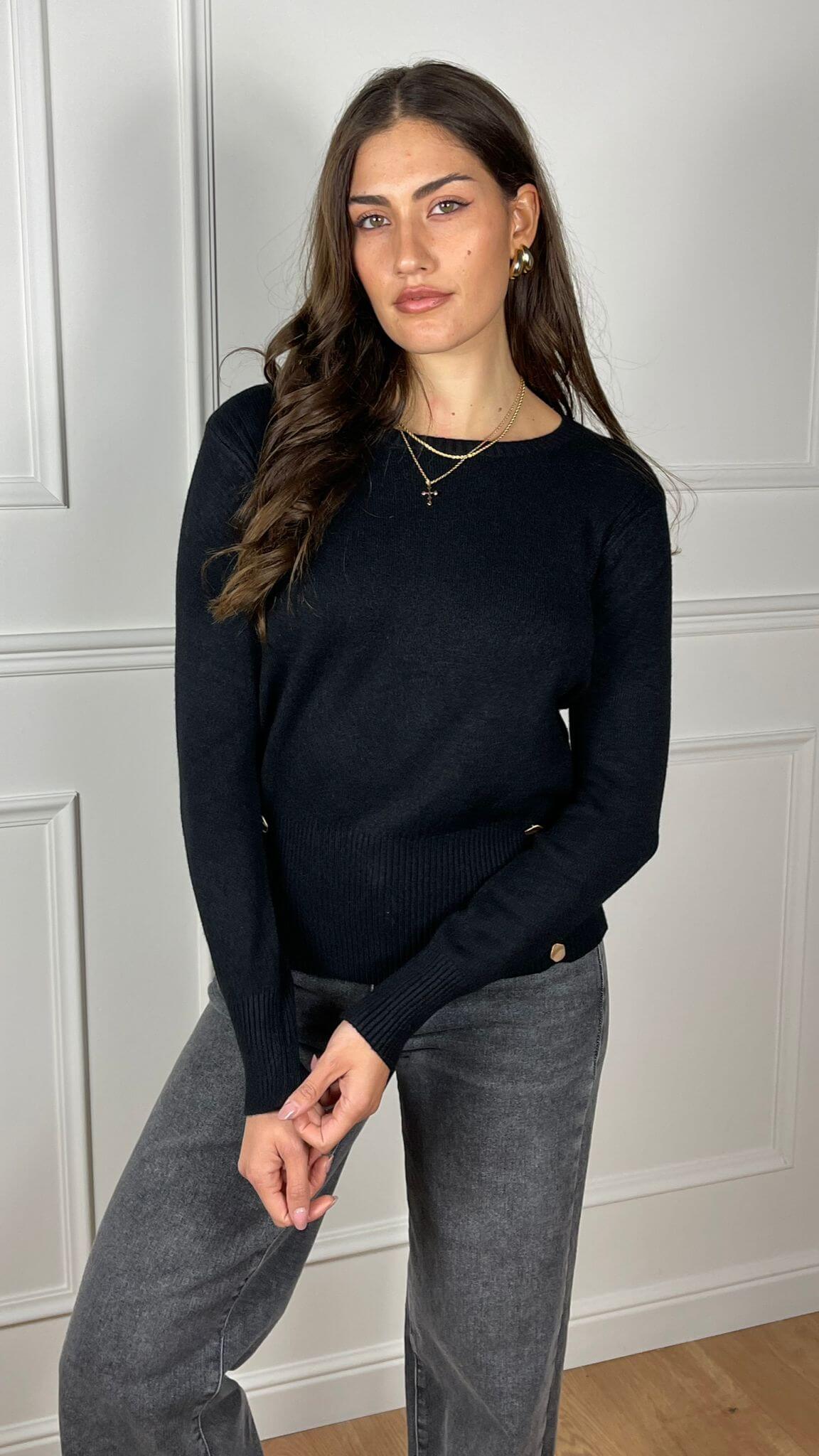 Maglia con accessorio esagonale - Candida.it