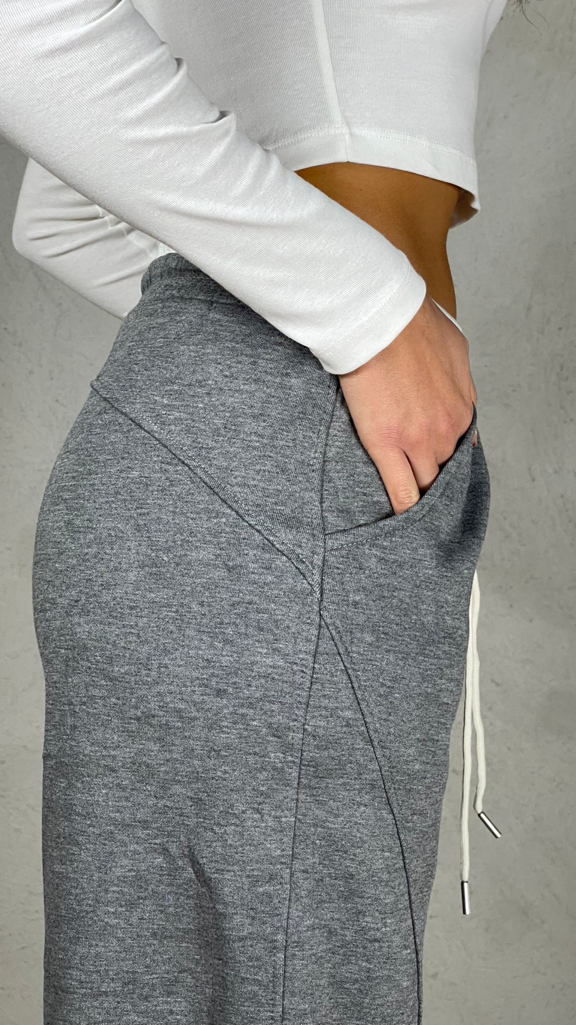 Panta felpa doppio bustino - Candida.it