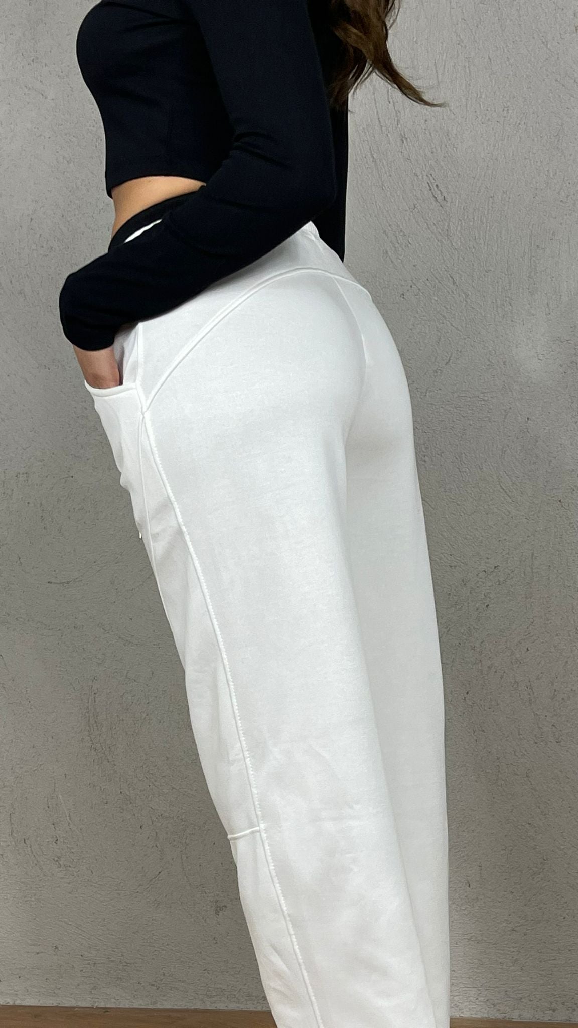 Panta felpa doppio bustino - Candida.it