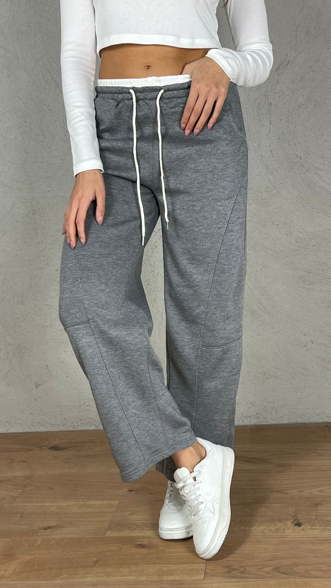 Panta felpa doppio bustino - Candida.it