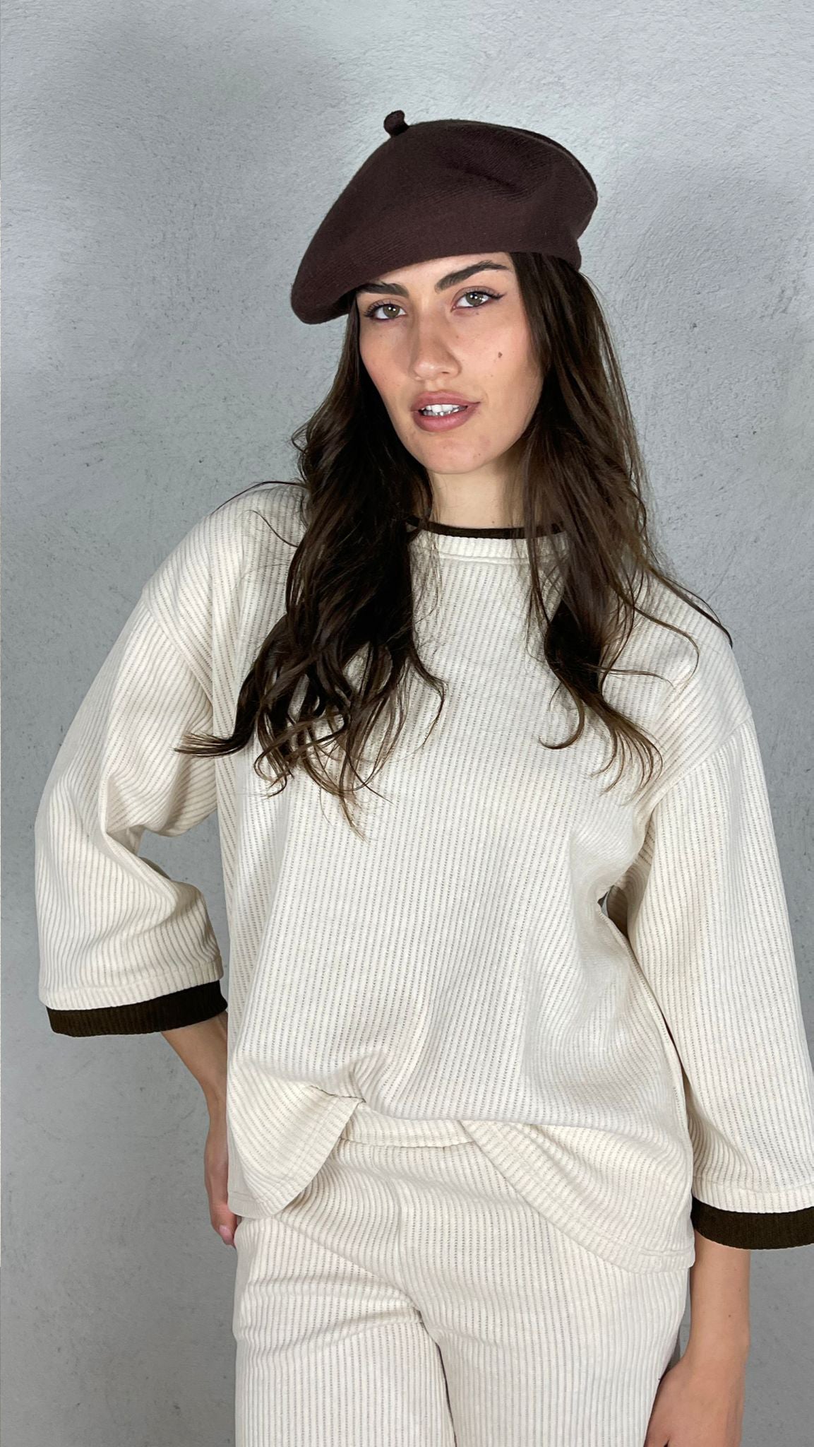 Maglia Bicolor costa Larga